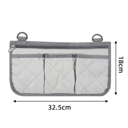 Sac latéral pour accoudoir de fauteuil roulant