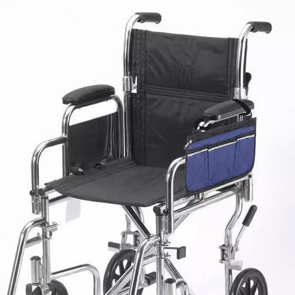 Sac latéral pour accoudoir de fauteuil roulant