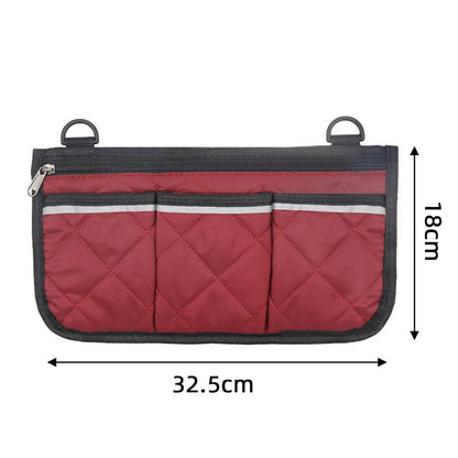 Sac latéral pour accoudoir de fauteuil roulant